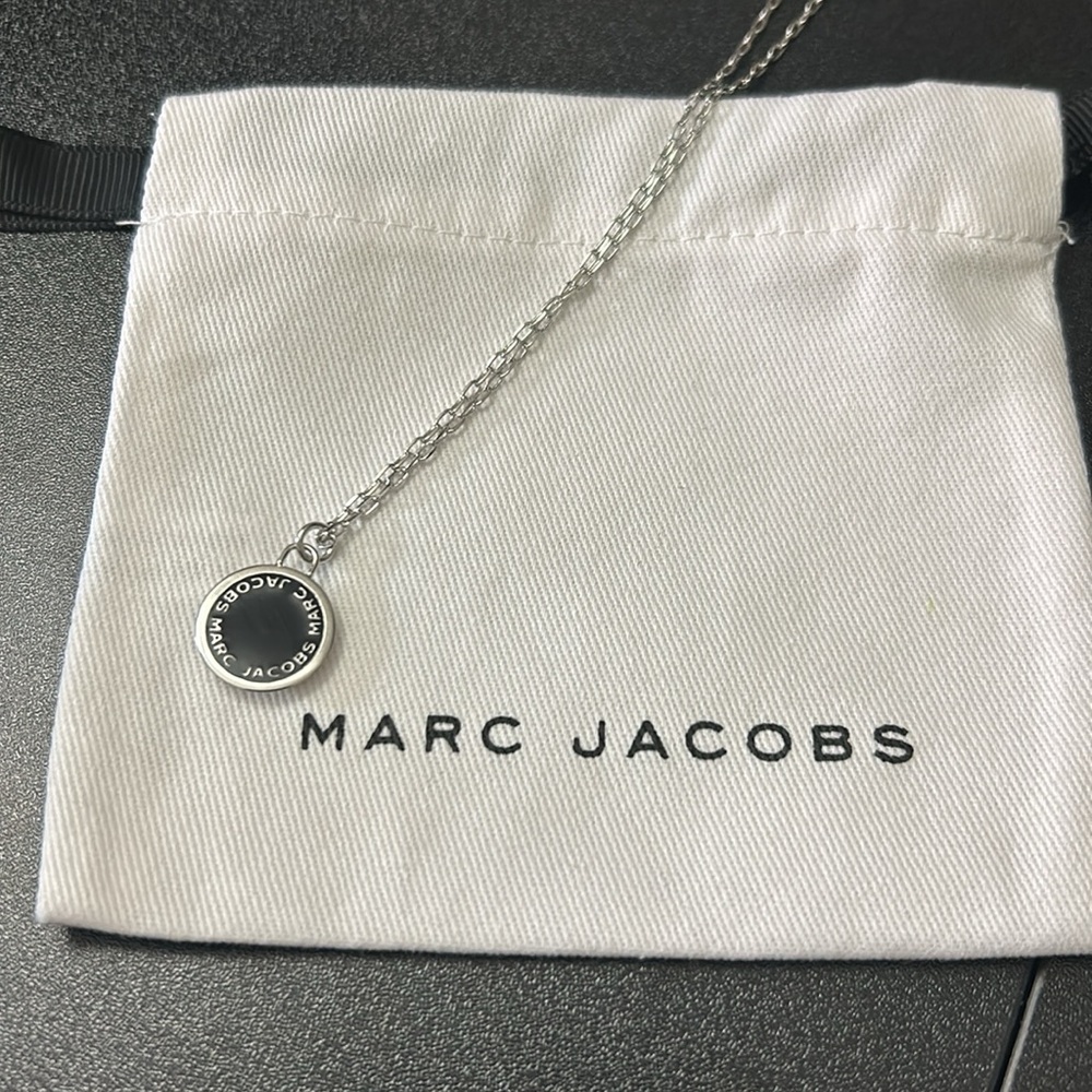 Marc by Marc Jacobs Enamel Disc Pendant Necklace - Picture 3 of 5